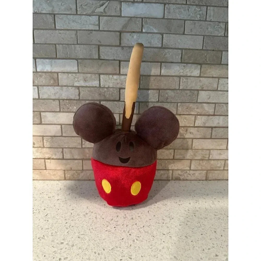 Disney Parks Mickey Mouse Apple‎ Emoji Food 10" Plush Toy.  B12